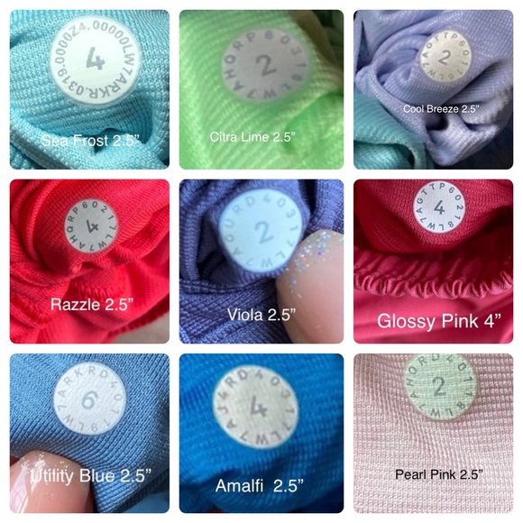 Lululemon Hotty Hot Size Dot Color Codes!!!! - Picture 4 of 10